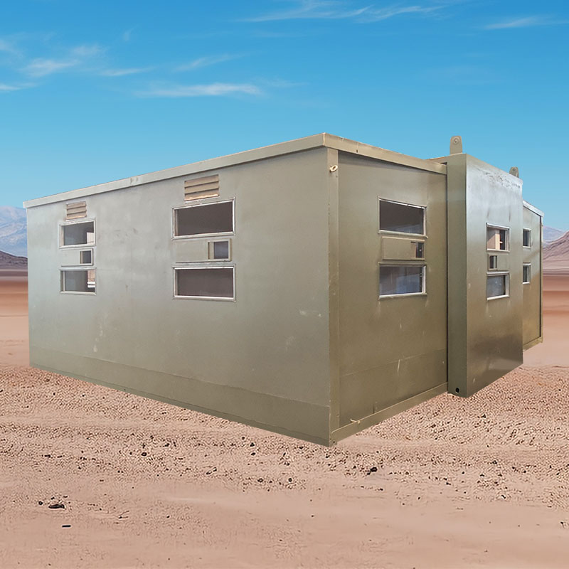 Hvordan er skudsikker containerhuse konstrueret?